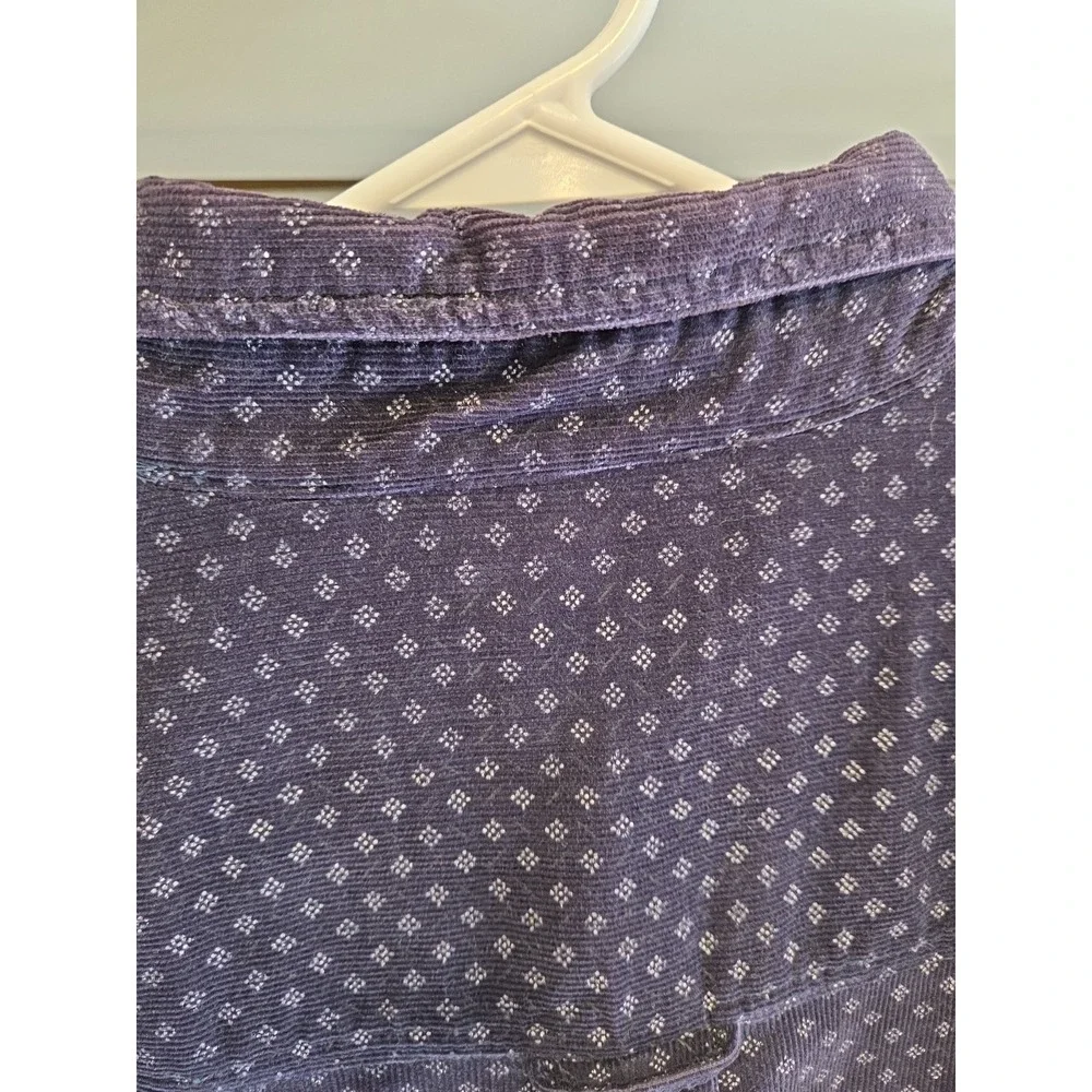 Vtg Northwest Territory Men Shirt XL Blue 100%‎ Cotton Retro Diamond Pattern